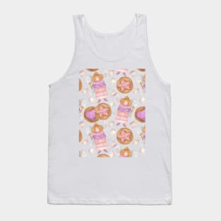 Sugar Plum Fairy with Cookies and Marshmallow Tank Top